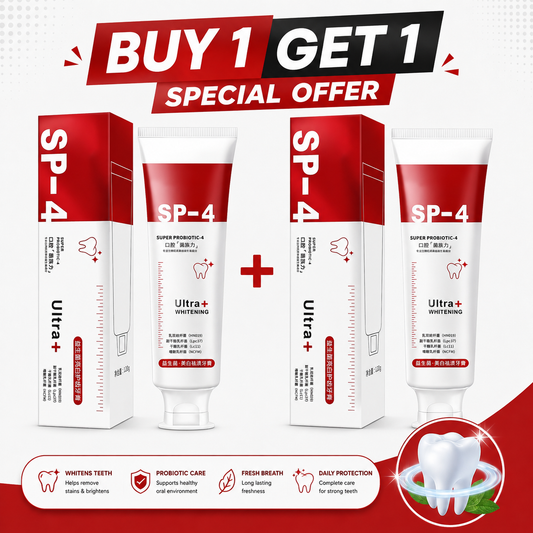 SP-4 Probiotic Whitening Toothpaste (Pack of 2)